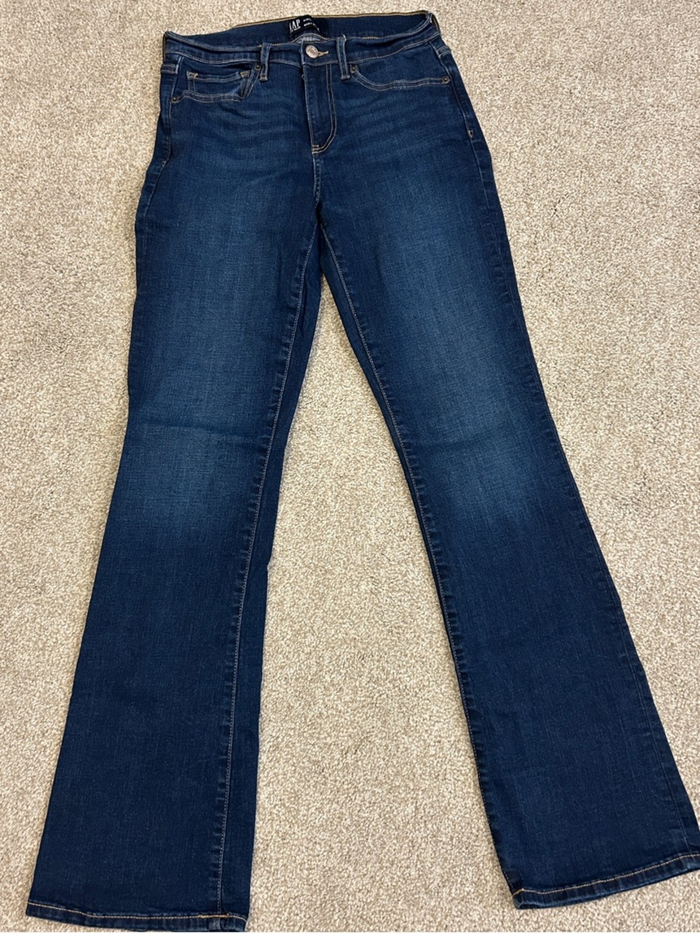 GAP Dark Blue Baby Boot Leg Jeans
